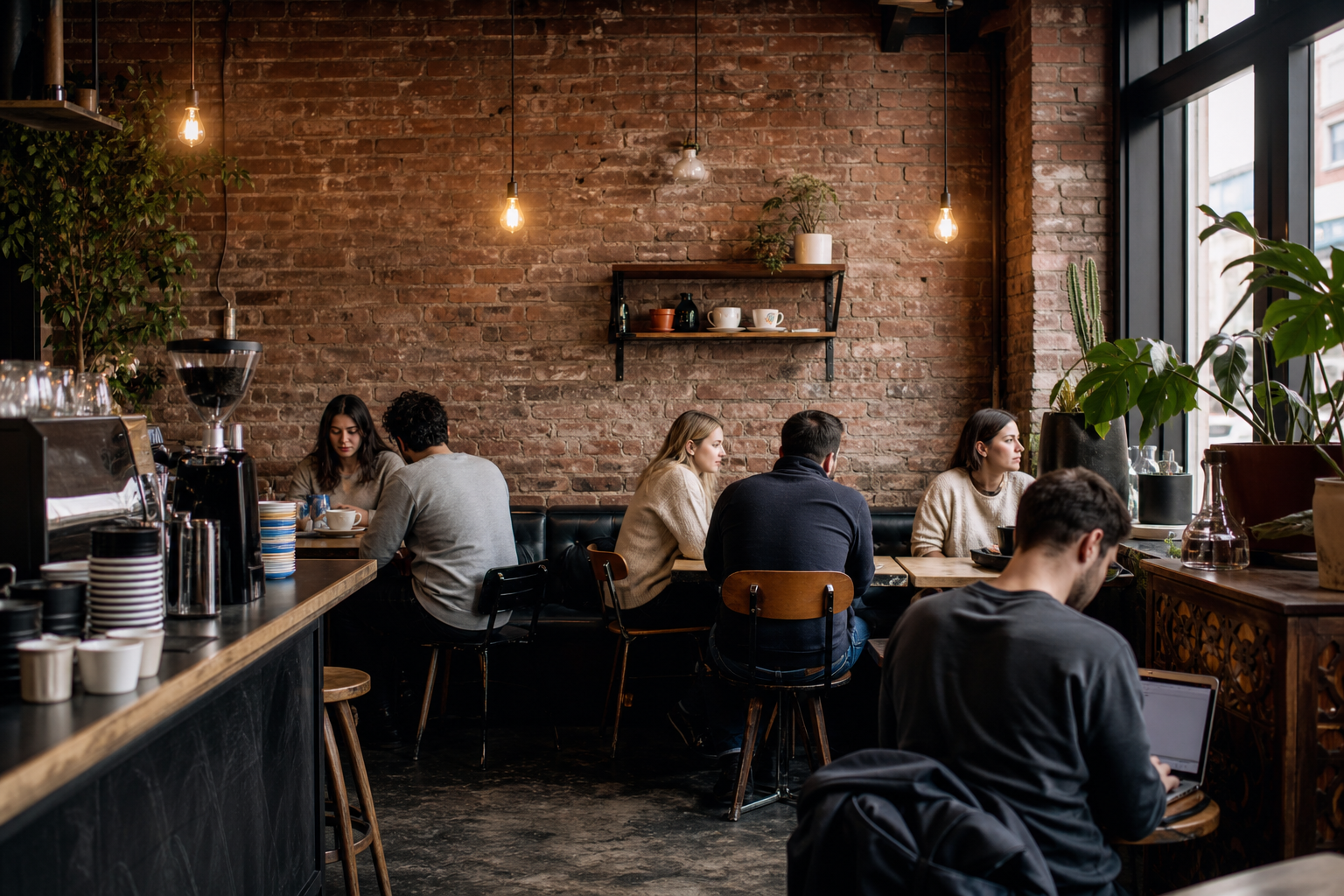 Coffee shop interior